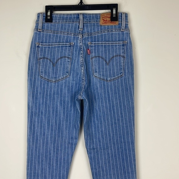 Levi’s 721 high rise skinny striped size 25 - Picture 4 of 9